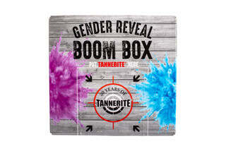 Tannerite Targets Gender Reveal Kit comes with pink powder